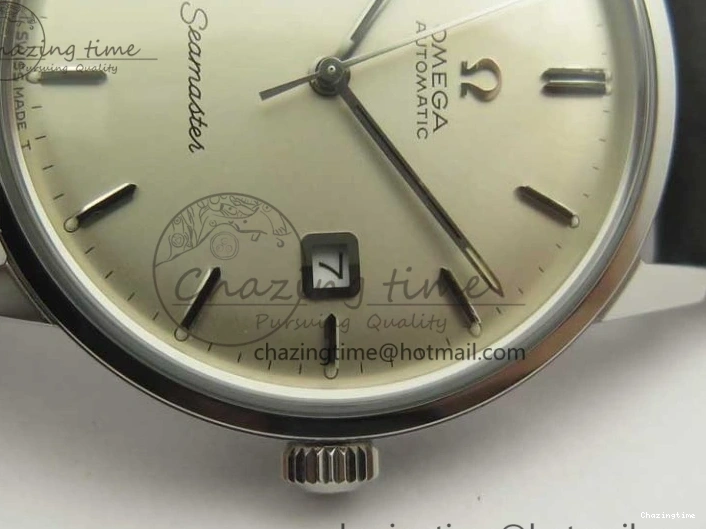 1226 Seamaster 30 1962 date SS TW Best Edition White Dial Silver Markers On Black Leather Strap MIYOTA Fashionable 8021